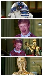 Futuristic Bad Luck Brian Pick Up Lines Meme Template