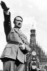 Hitler Salute Meme Template