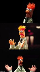 Bad Pun Beaker Meme Template