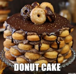 Donut cake Meme Template