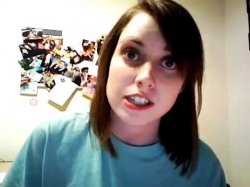 overly attached girlfriend serious Meme Template