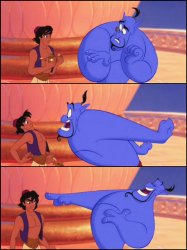 Genie no way Meme Template