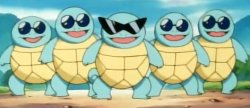 Squirtle Squad Meme Template