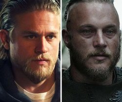 Jax Teller and Ragnar Lodbrok Meme Template