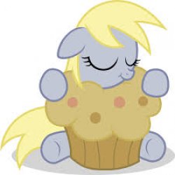 derpy hugs her muffin! Meme Template