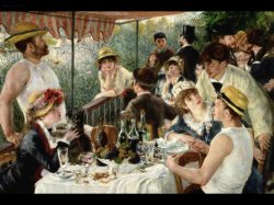 Luncheon of the Boating Party  Pierre-Auguste Renoir Meme Template