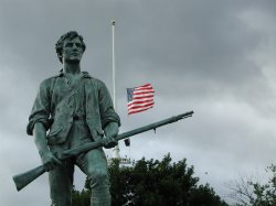 Minuteman statue Meme Template