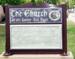 Church sign Meme Template