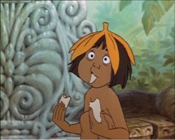 mowgli eating bananas Meme Template