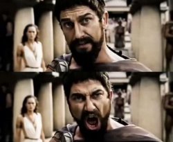 This is Sparta Meme Template
