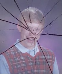 Bad Luck Brian Camera Breaks Meme Template