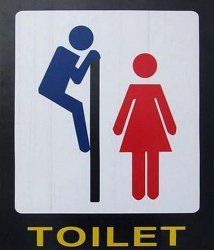 Republican Toilet Sign Meme Template