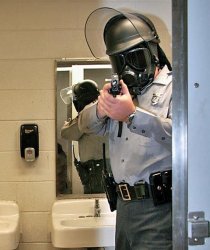 Bathroom Police Meme Template