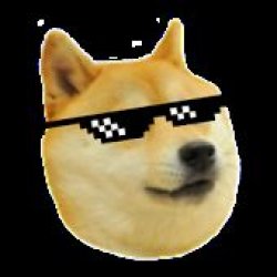 Deal with it Doge Meme Template