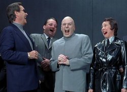 Dr. Evil and Minions Laughing Meme Template