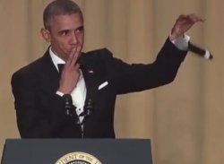 Obama mic drop  Meme Template