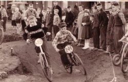 bike bicycle racing 1957 Meme Template