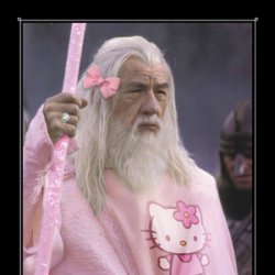 Gandalf in Pink Meme Template