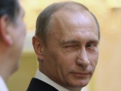 Vladimir Putin blinking Meme Template