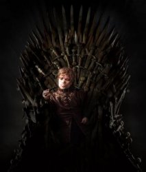 Tyrion on the Iron Throne Meme Template