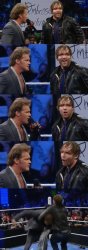   Chris Jericho & Dean Ambrose Panel Meme Template