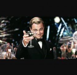 Leonardo DiCaprio Cheers Meme Template