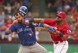 Rangers-Blue Jays Brawl Meme Template