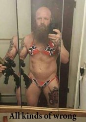 Confederate Flag Bikini Meme Template