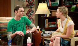 Big Bang Sheldon and penny Meme Template