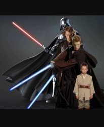 Stages of Anakin Skywalker Meme Template
