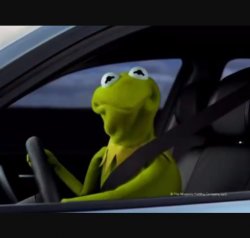 Kermit driver Meme Template