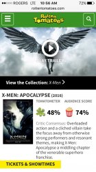 X-Men Apocalypse Rotten Tomatoes Meme Template