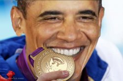 obama 2012 Olympics  Meme Template