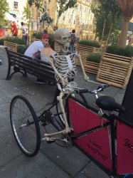 Skeleton Bike Meme Template