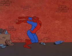 spiderman dancing Meme Template
