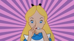 Alice in Wonderland Bump Meme Template