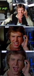 Bad Pun Han Solo Meme Template