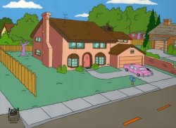 Simpson home Meme Template