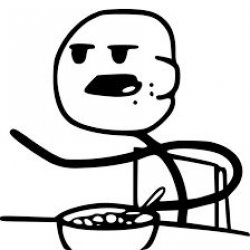 cereal guy hd Meme Template