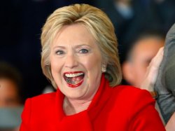 Hillary Clinton Laughing Meme Template