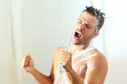 shower singing Meme Template