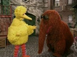 Big Bird & Snuffy Meme Template