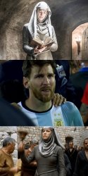 messi shame Meme Template