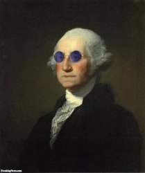George Washington sunglasses Meme Template