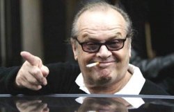 Jack Nicholson the p people who give a are that way Meme Template