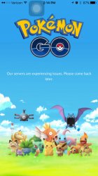 Pokemon go server crash Meme Template