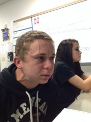 Trying to hold a fart next to a cute girl Meme Template