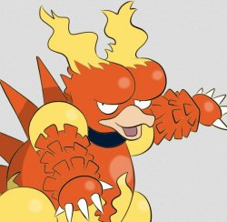 Cheeky Magmar Meme Template