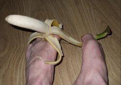 banana feet Meme Template