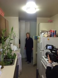 Hillary Shocked At Lower Class Kitchen Meme Template